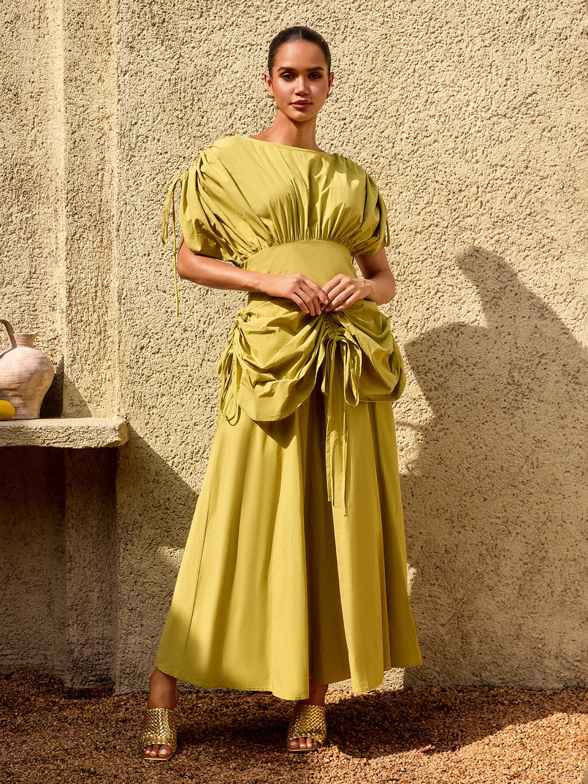 Alderyn Drawstring Maxi Dress - Image 4