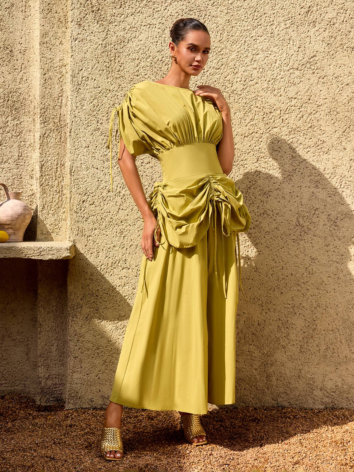 Alderyn Drawstring Maxi Dress - Image 5