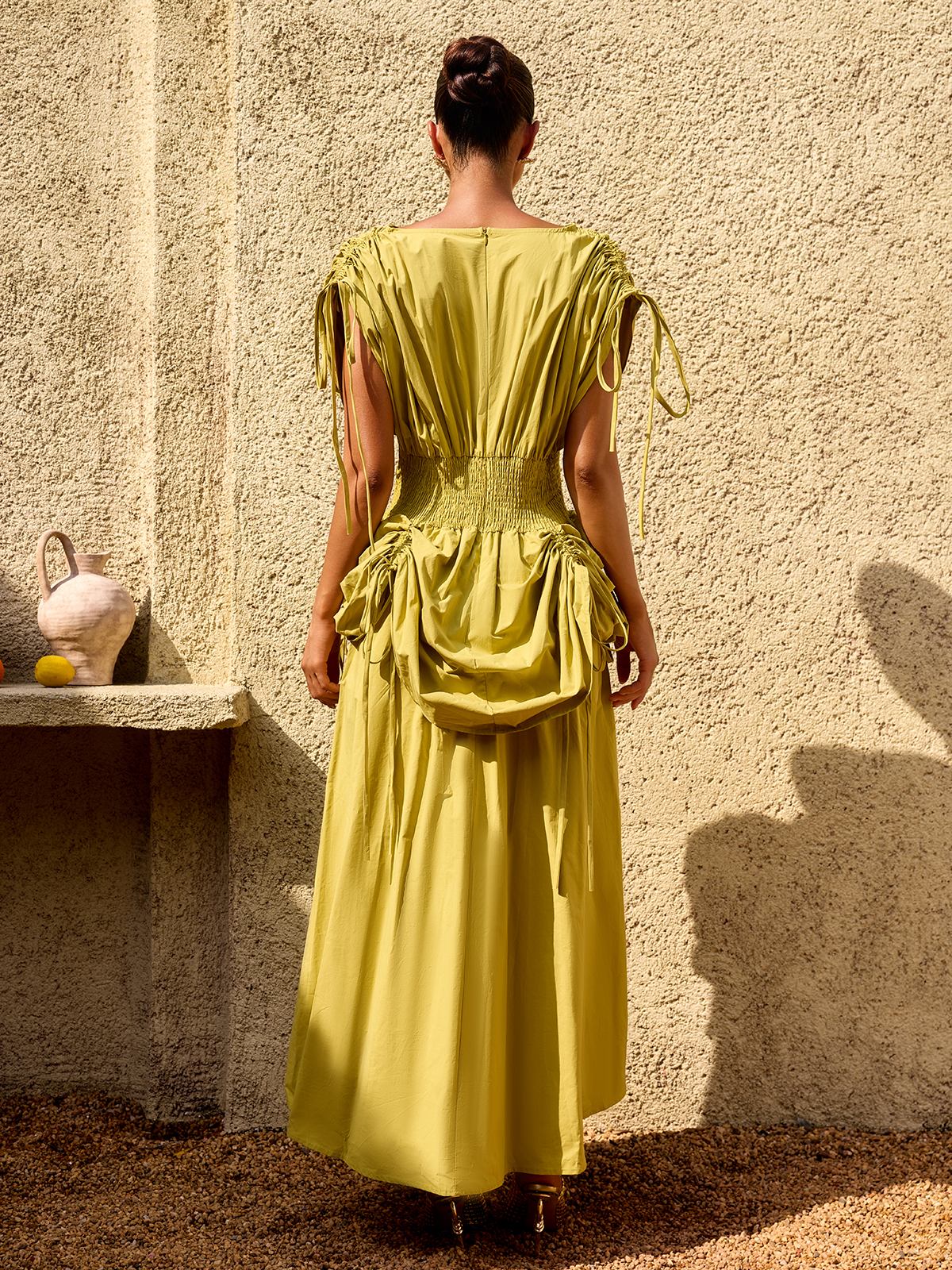 Alderyn Drawstring Maxi Dress - Image 6