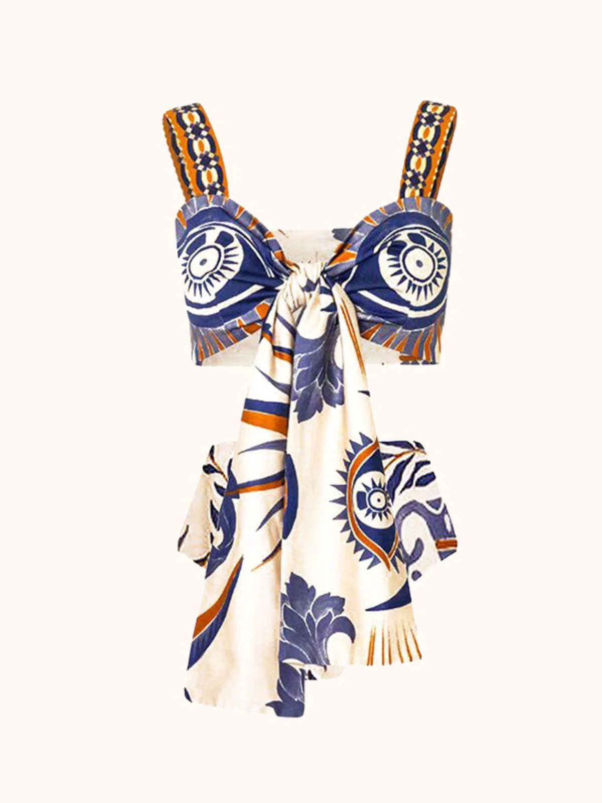 Augusta Printed Bikini Three Piece Set - Image 7