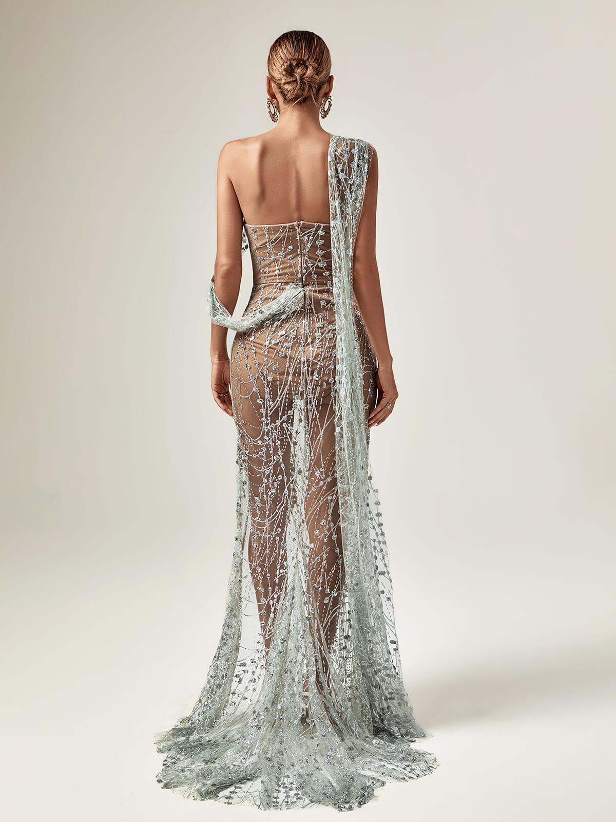 Bailee Split Sequin Maxi Dress - Image 6