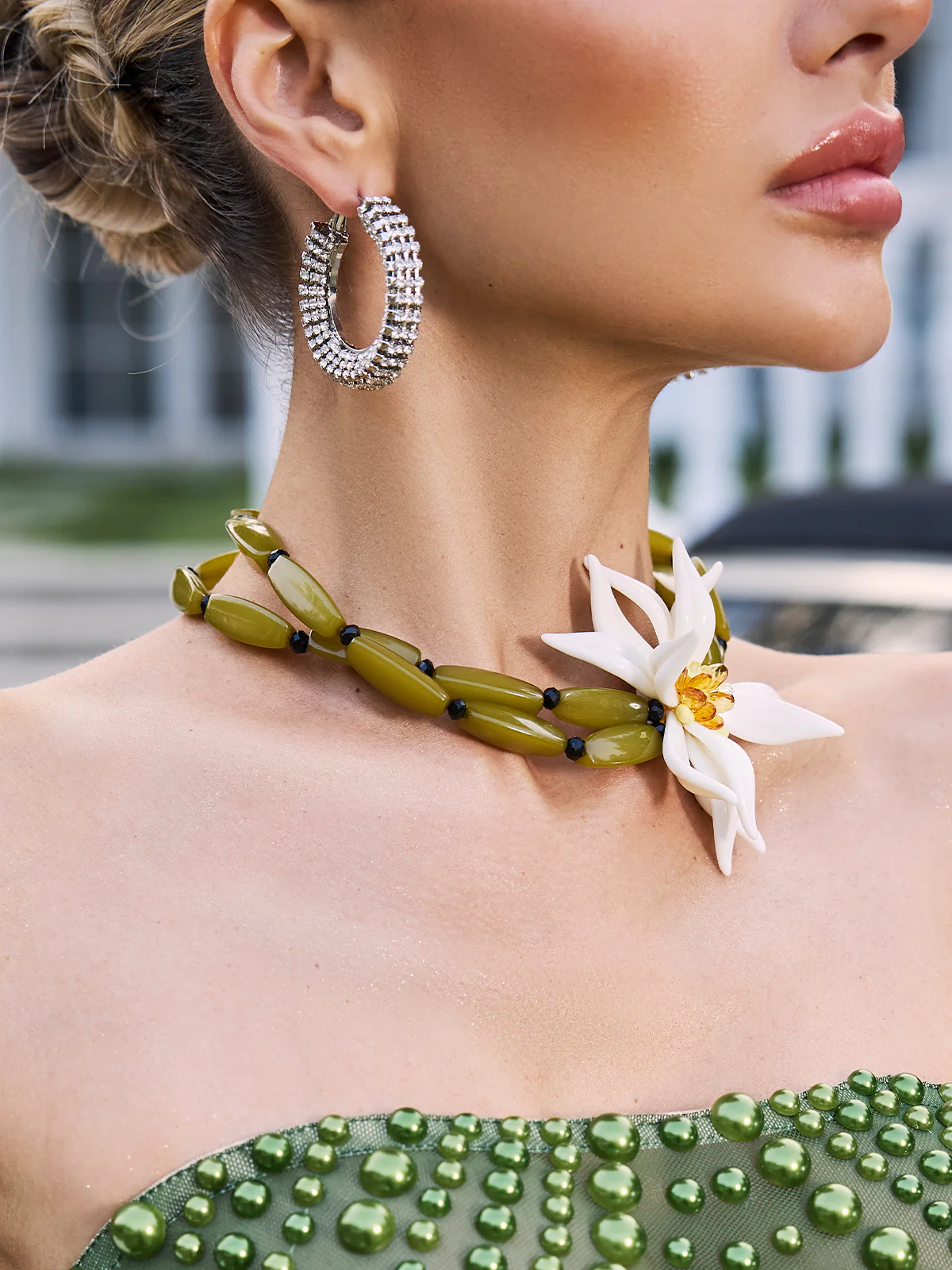 Bohemian Flower Necklace - Image 5