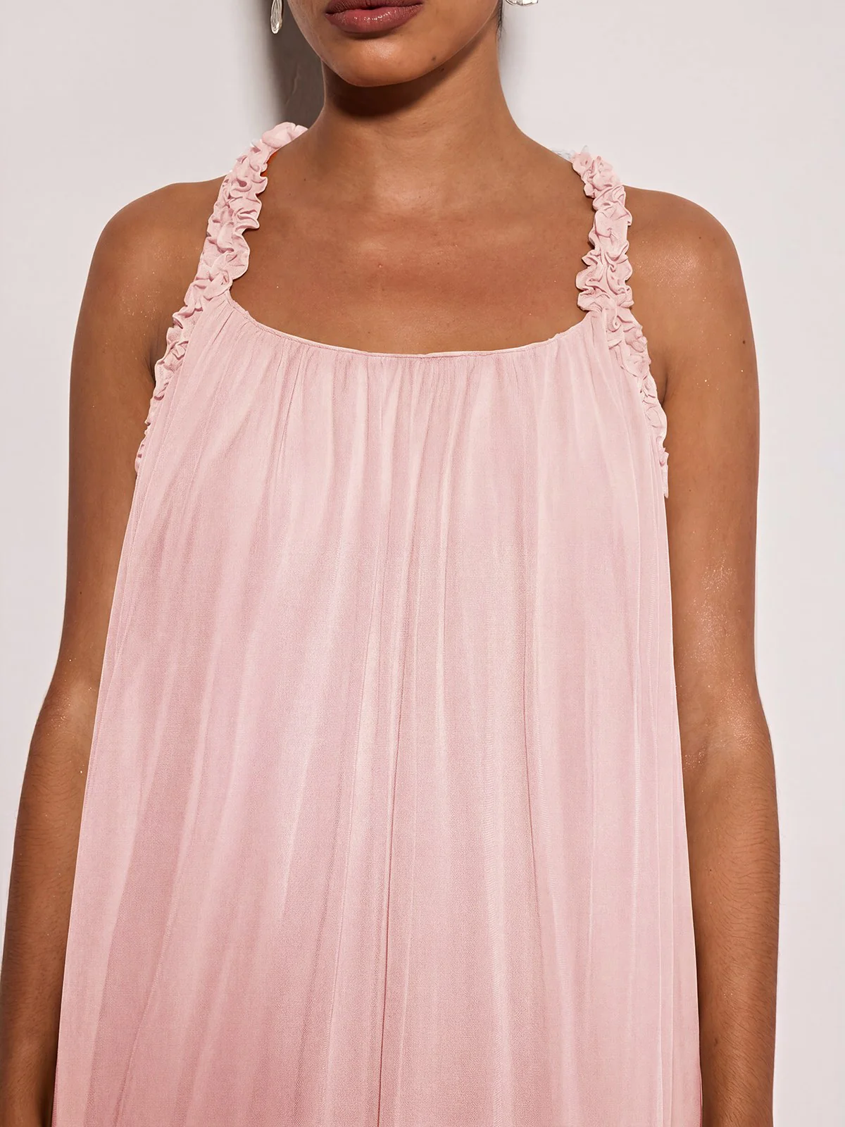 Calvyn Fungus Maxi Dress In Pink - Image 6