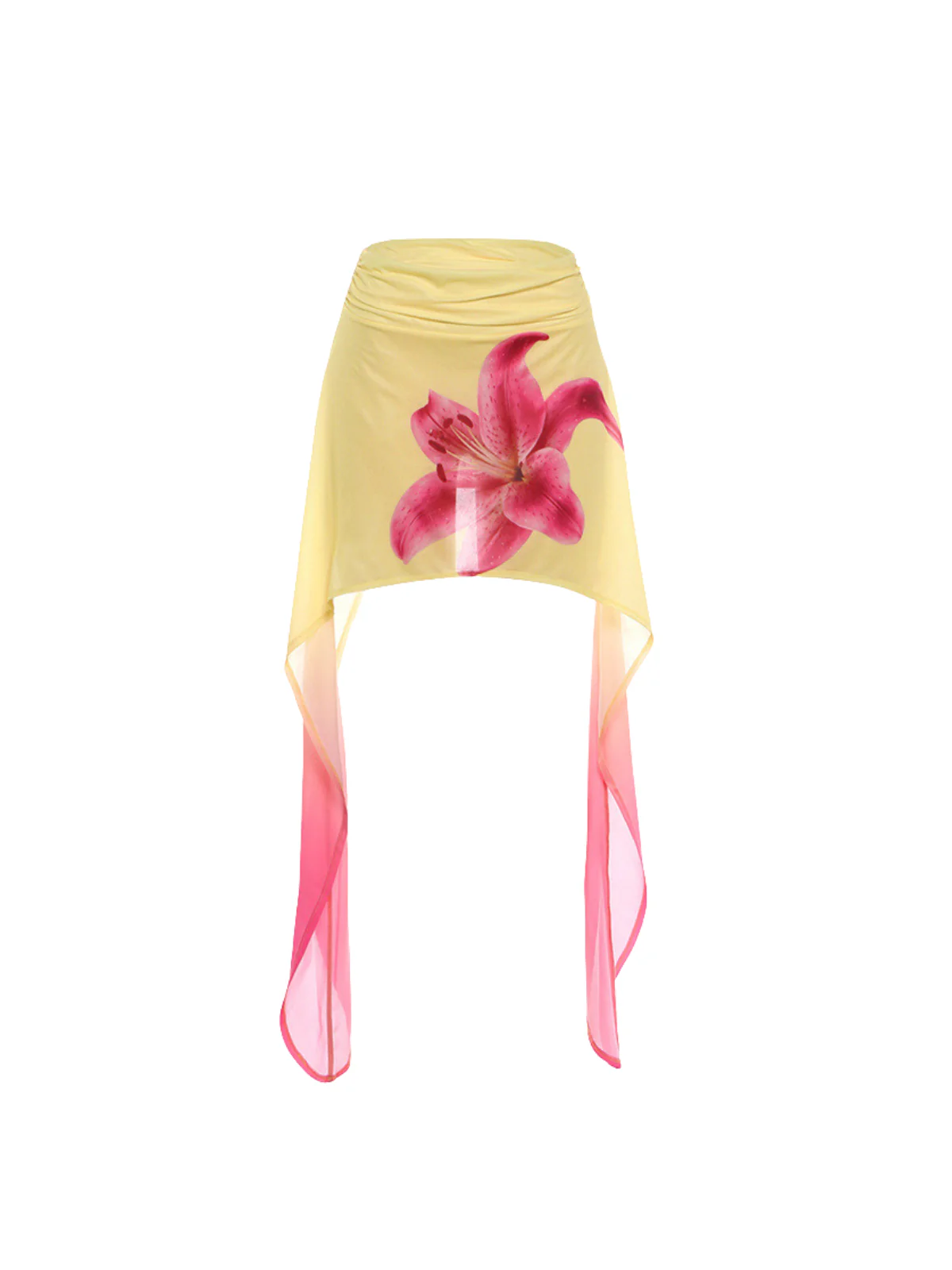 Dovek Low Rise Floral Skirt - Image 8