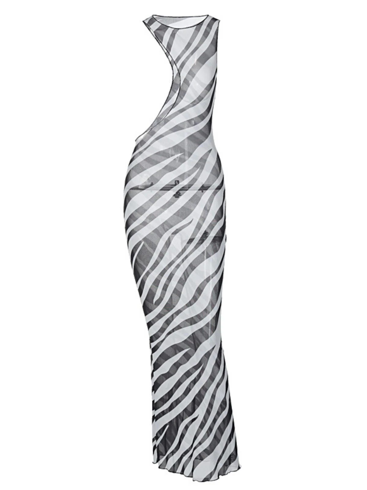 Drazelle Sleeveless Cutout Maxi Dress - Image 7