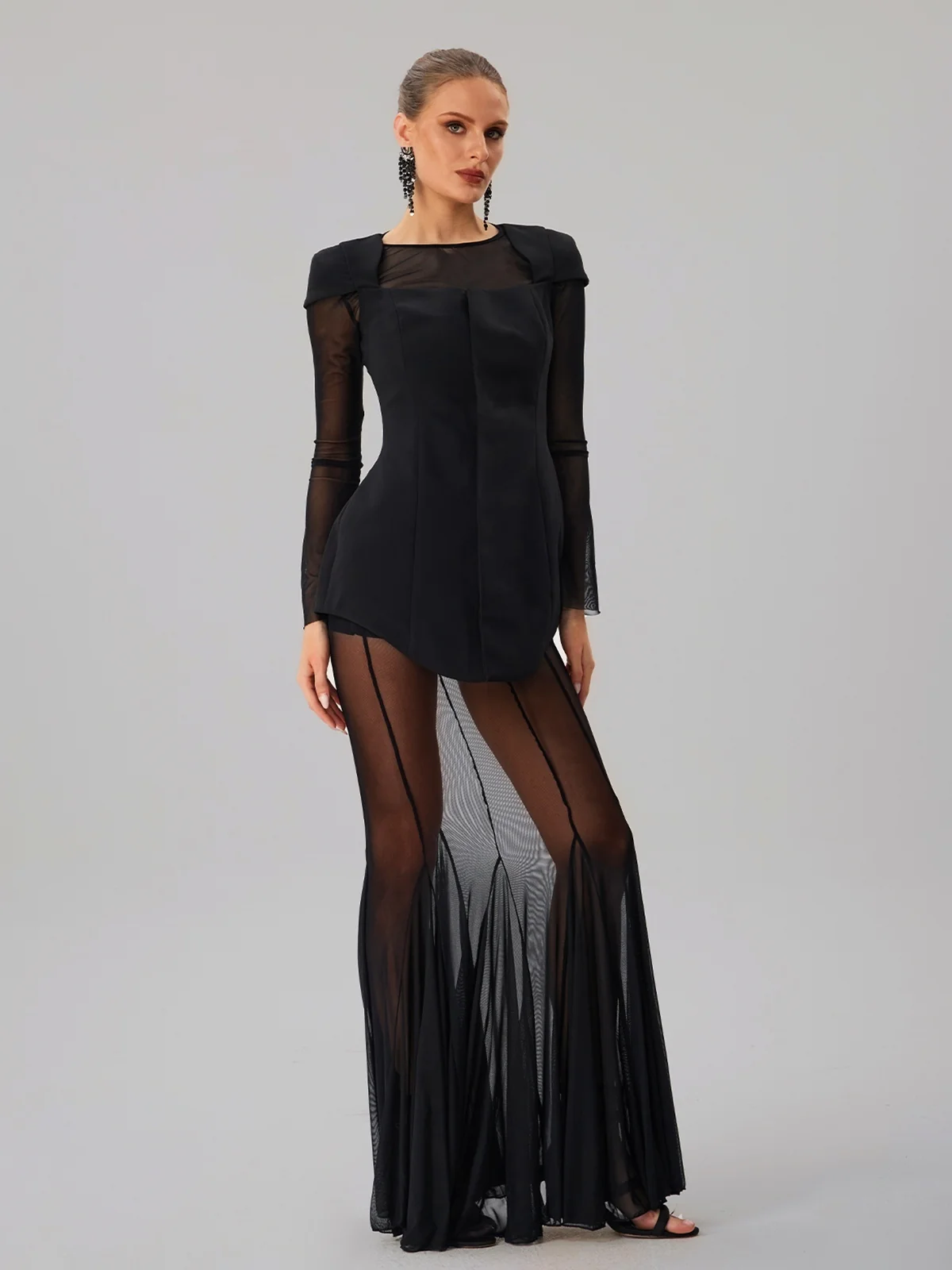 Ediva Mesh Dress Set - Image 9