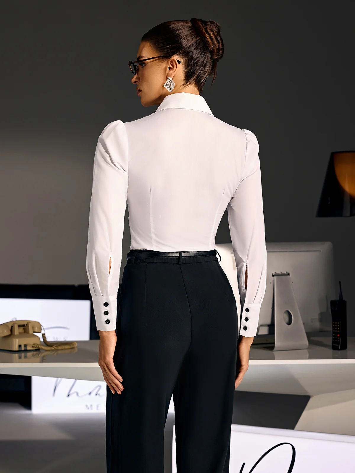Erendra Folded Collar Shirt - Image 7