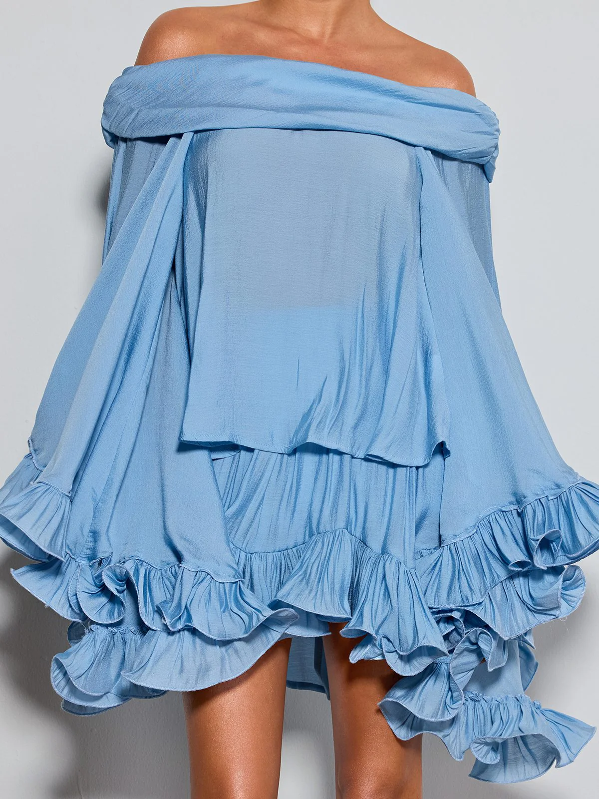 Etty Off Shoulder Ruffle Skirts Set - Image 6