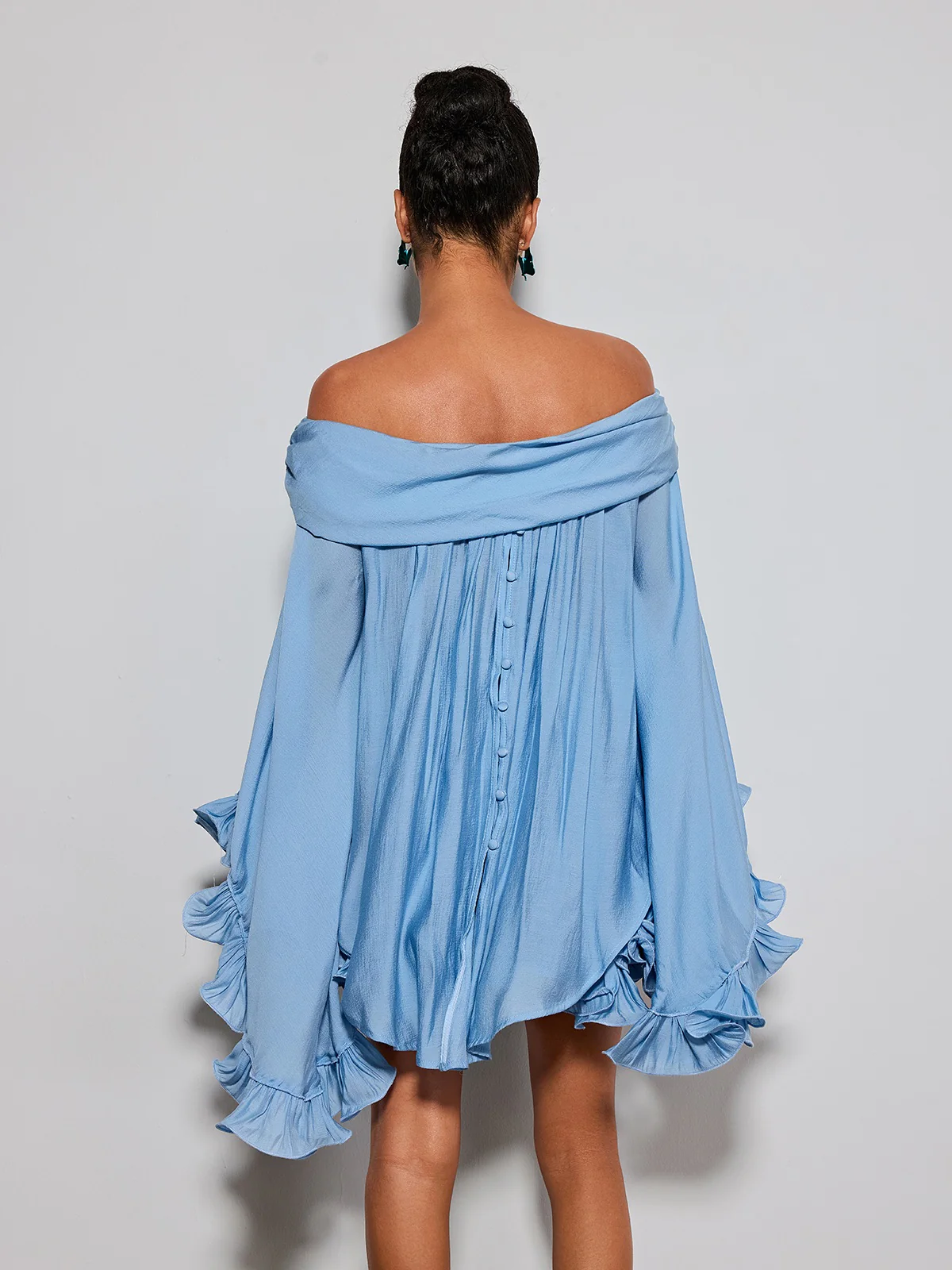 Etty Off Shoulder Ruffle Skirts Set - Image 7