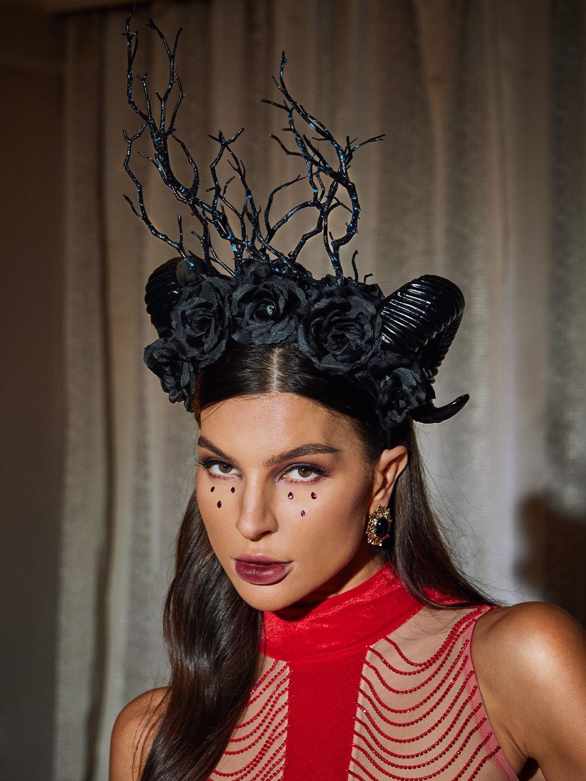 Fanchon Ram Flower Headband - Image 3