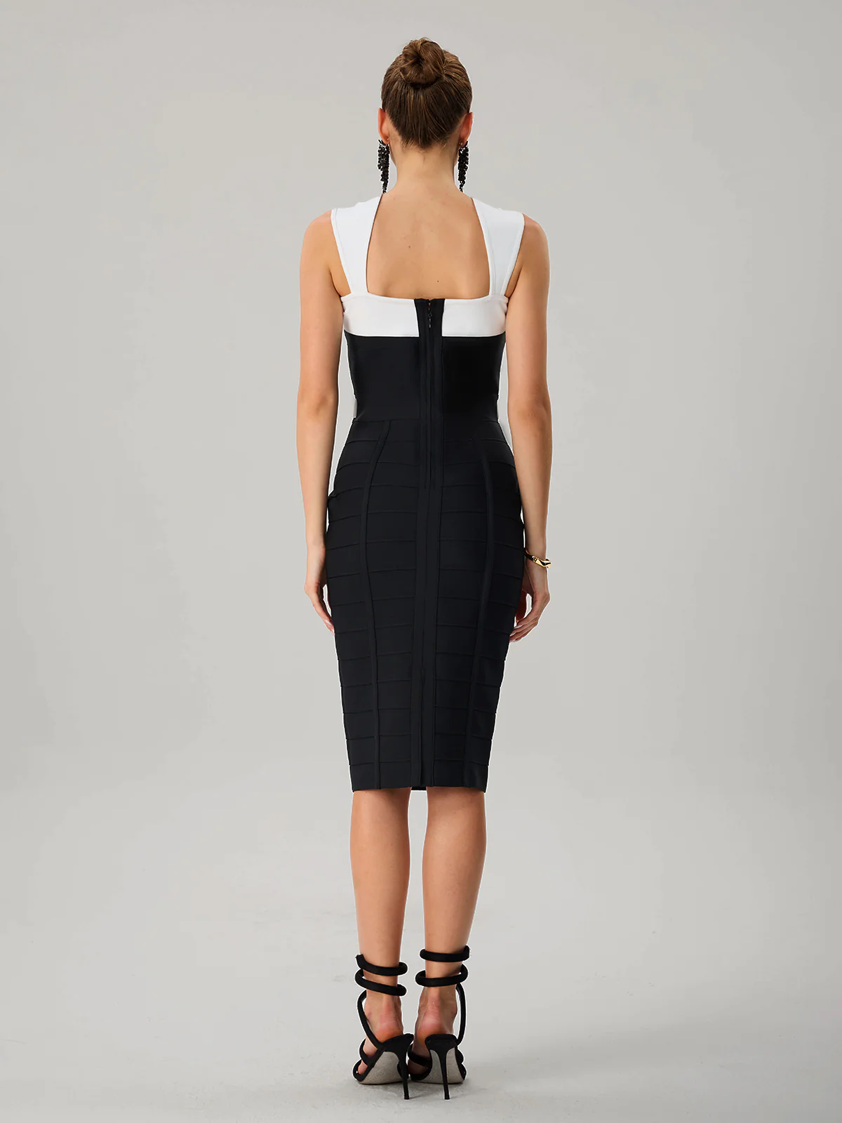 Farrell Sleeveless Bandage Midi Dress - Image 6