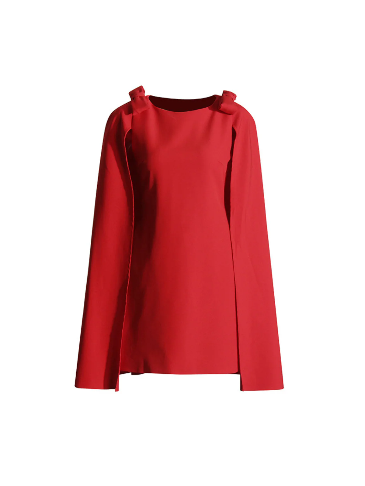 Faustina Bow Cape Mini Dress - Image 7