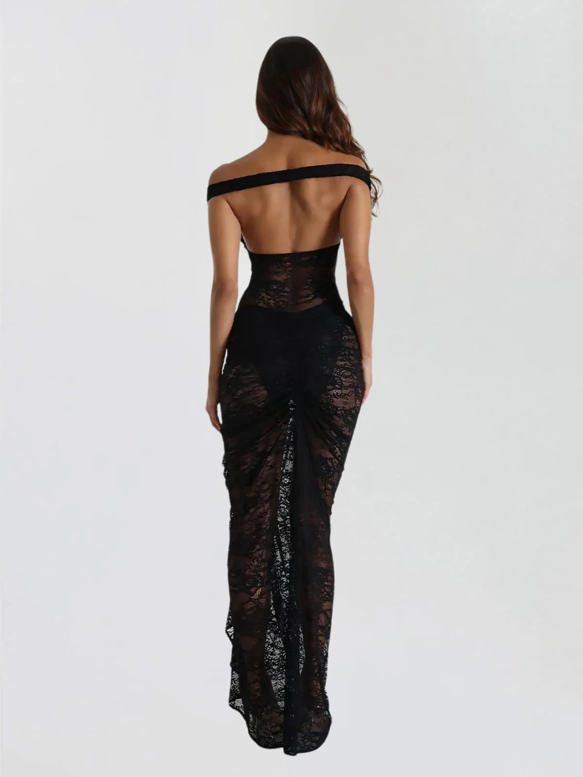 Gorynex Off Shoulder Lace Bodysuit Set - Image 5