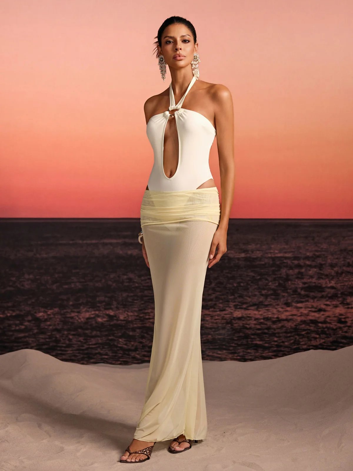 Horex Halterneck Cutout Two Piece Set - Image 4