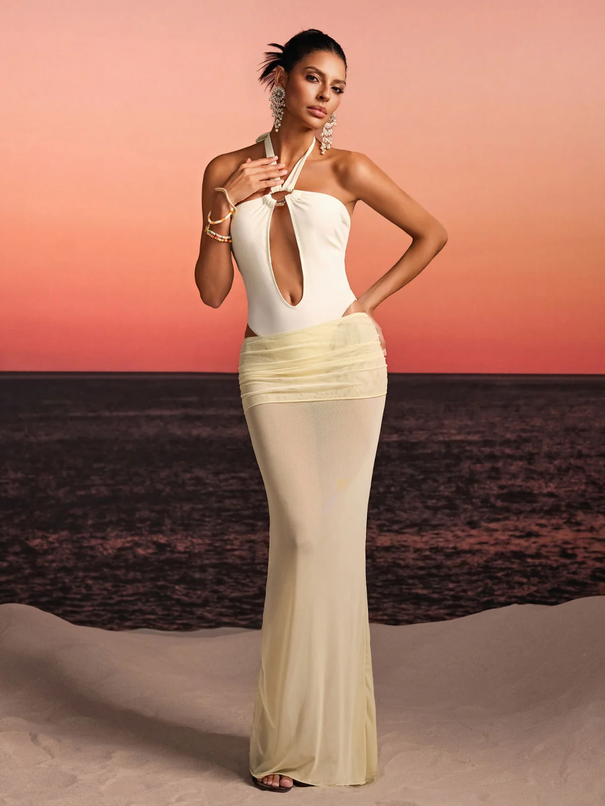 Horex Halterneck Cutout Two Piece Set - Image 5