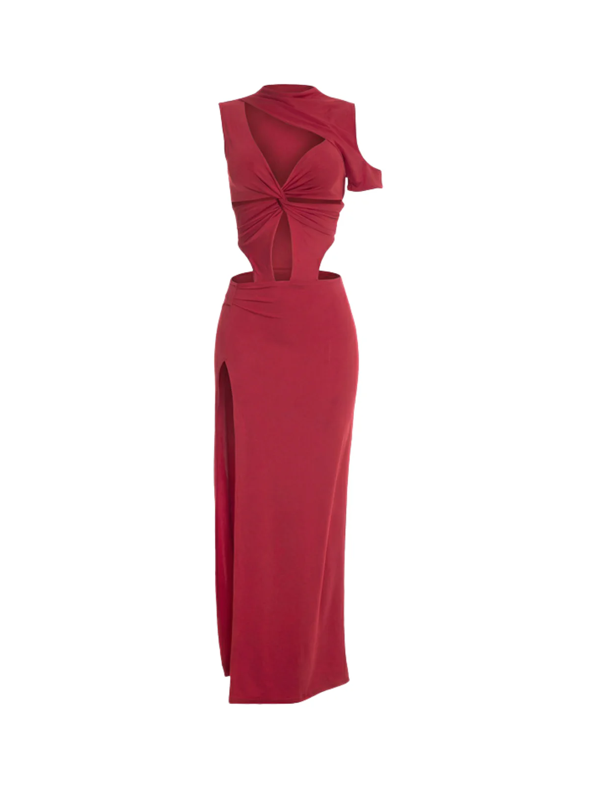 Jovirex Cutout Split Twisted Maxi Dress - Image 8
