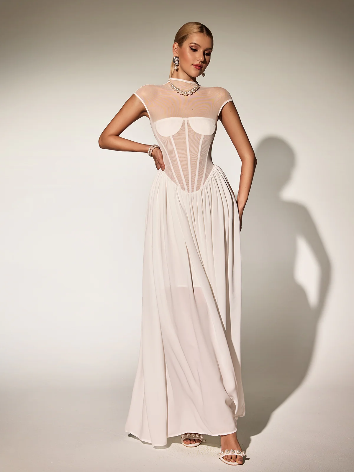 Karam Sleeveless Corset Maxi Dress - Image 5