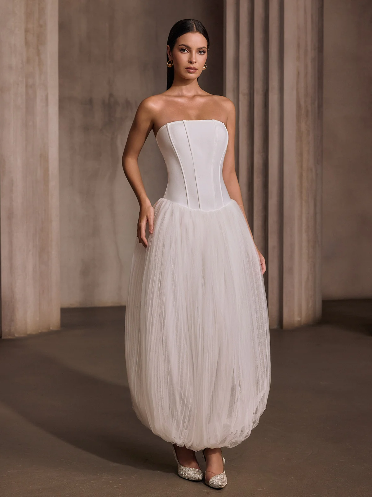 Kryotron Strapless Maxi Dress - Image 2