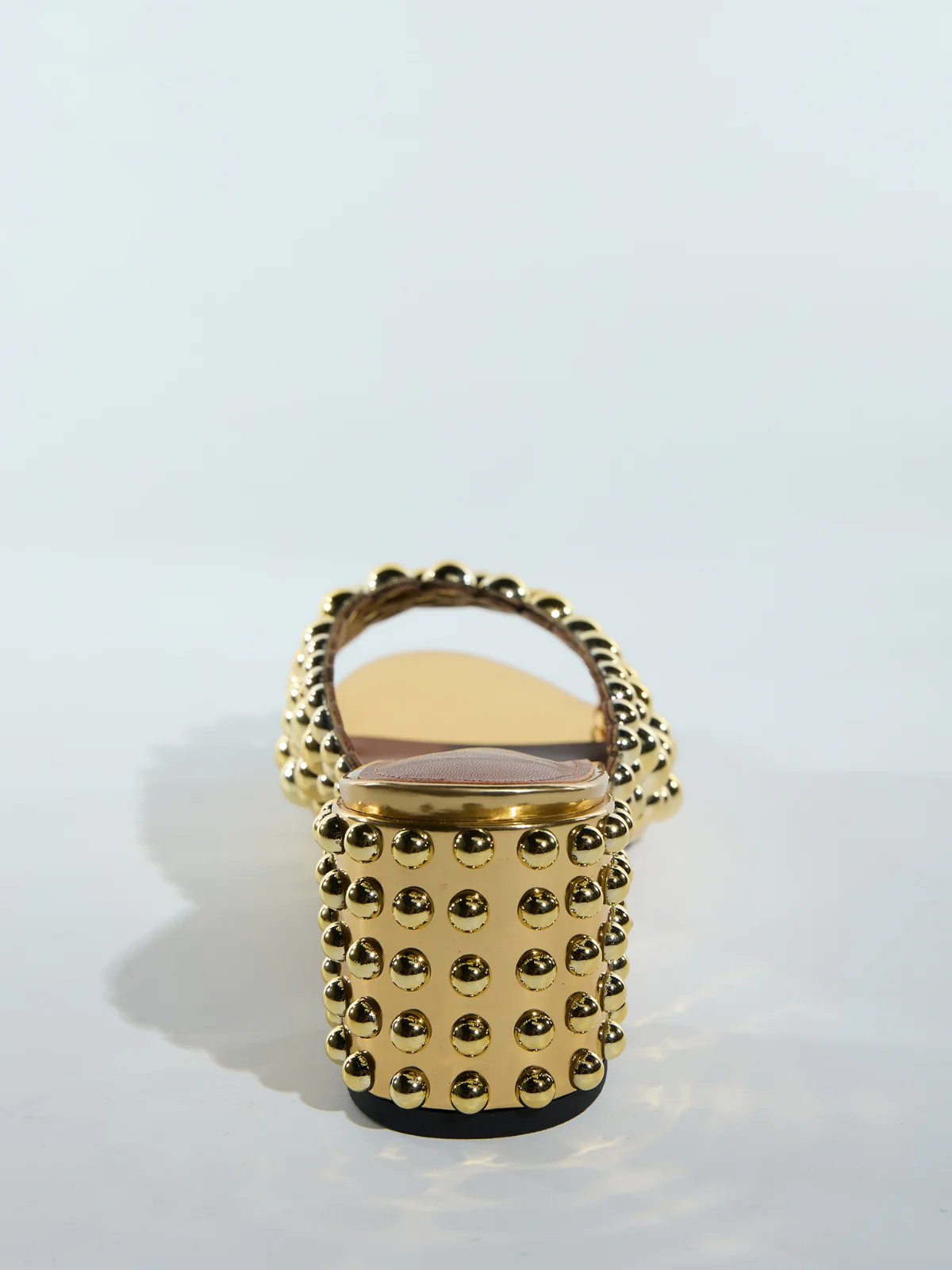Lolek Bead Metallic Sandals - Image 6