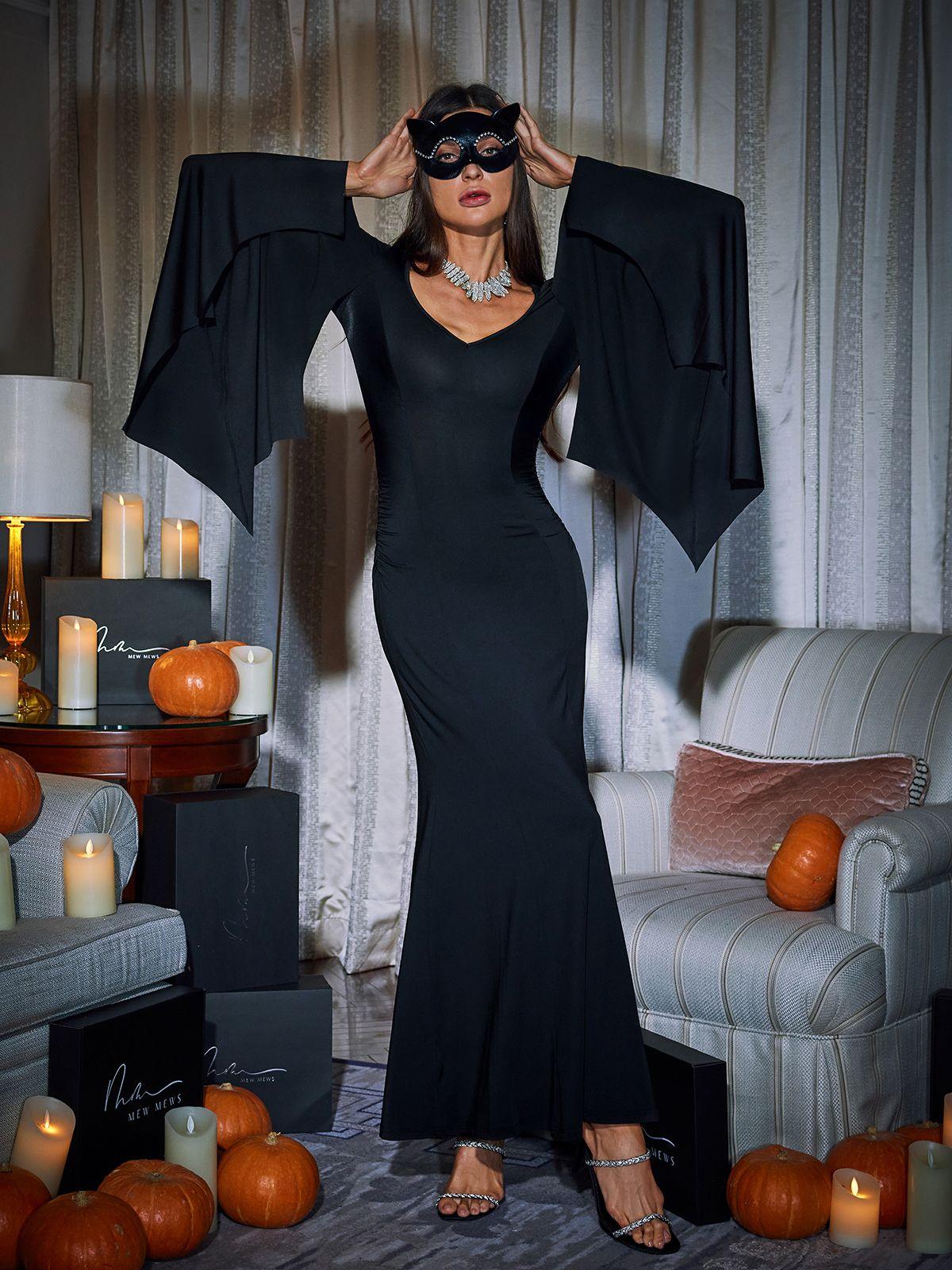 Mavis Bat Wing Sleeve Maxi Dress - Image 3
