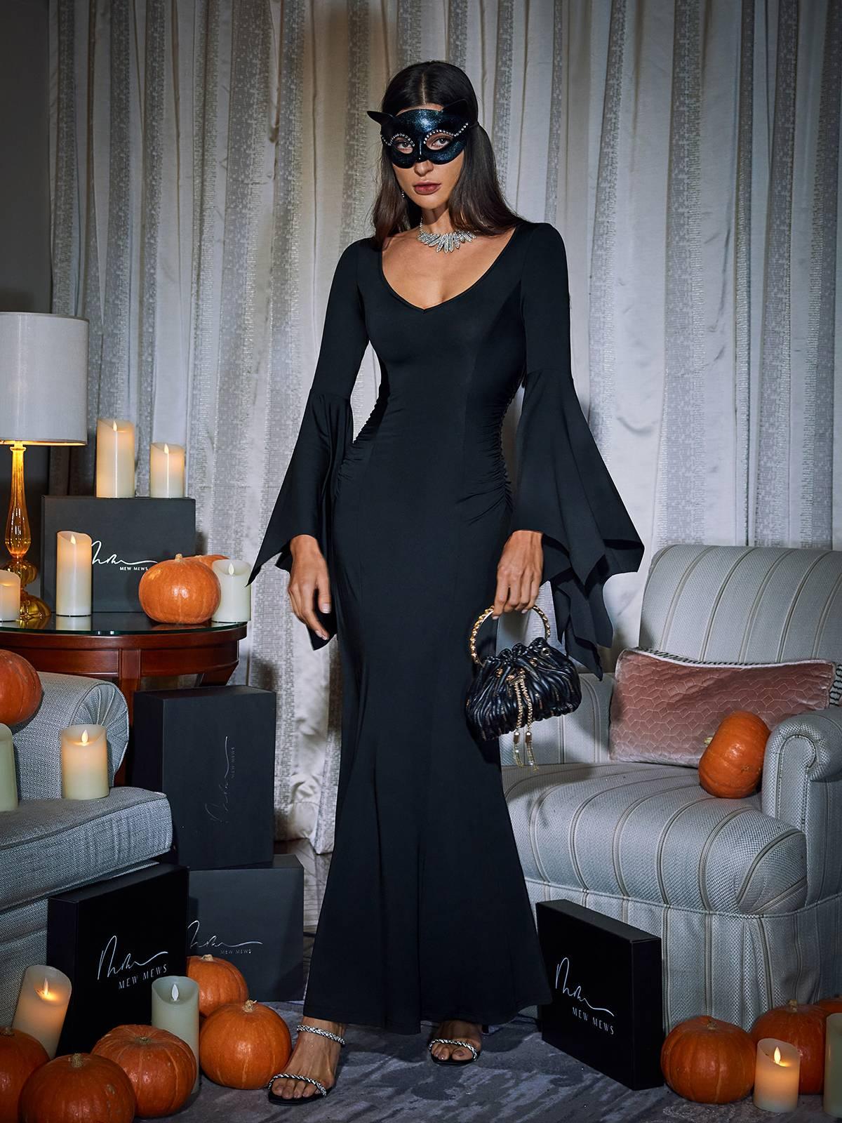 Mavis Bat Wing Sleeve Maxi Dress - Image 4