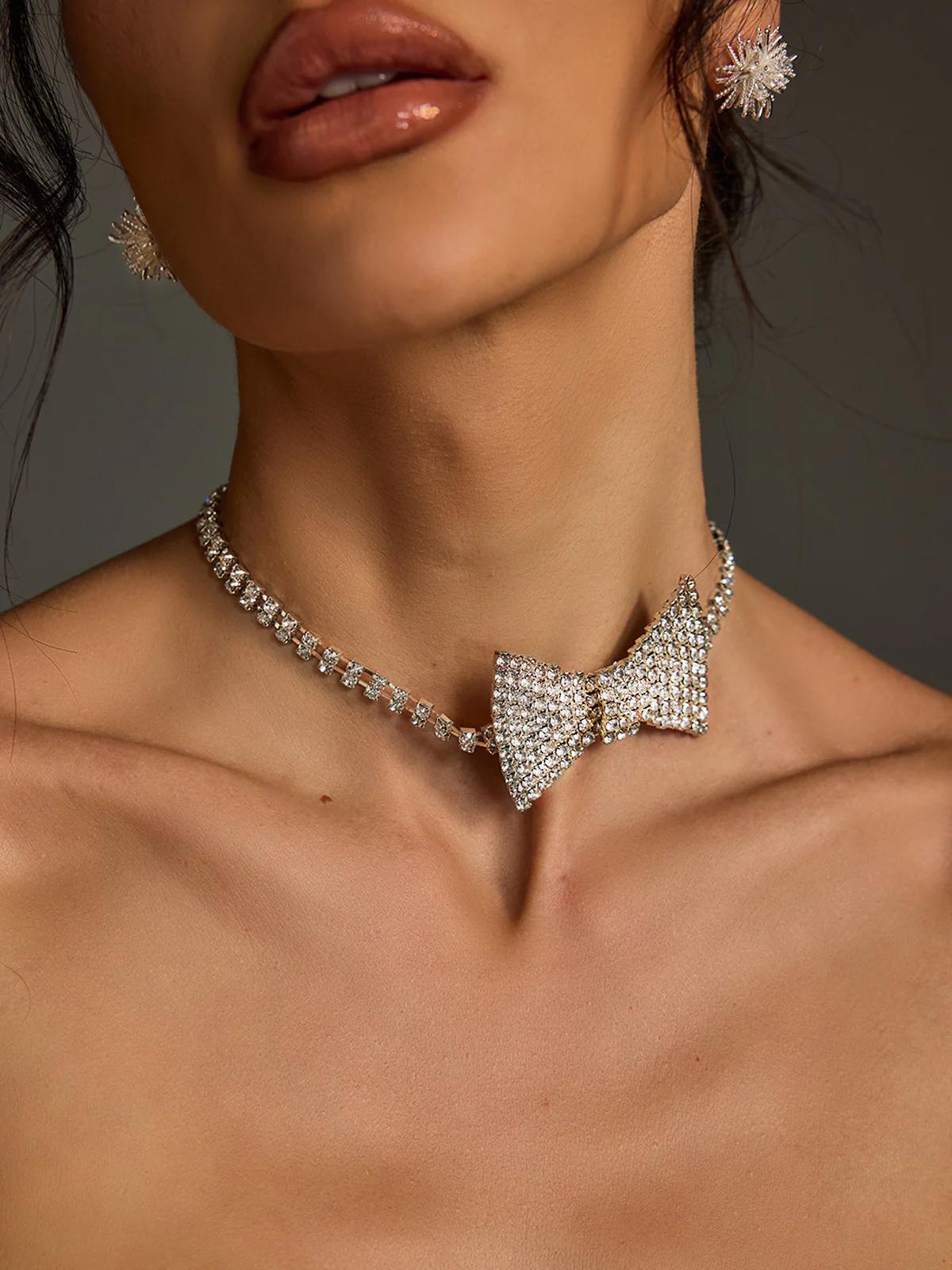 Melrose Bow Crystal Choker - Image 2