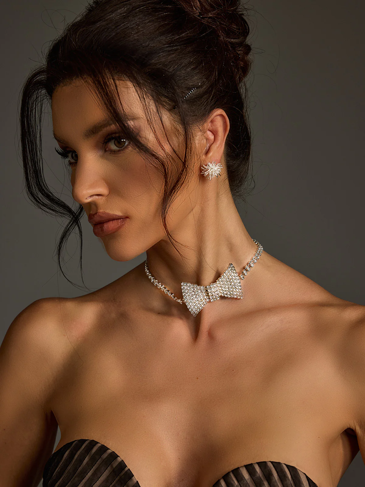 Melrose Bow Crystal Choker - Image 3