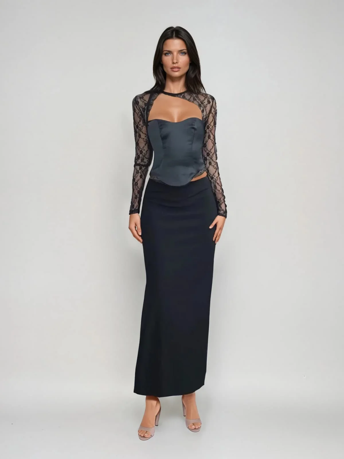 Millimeter Lace Cutout Top - Image 7