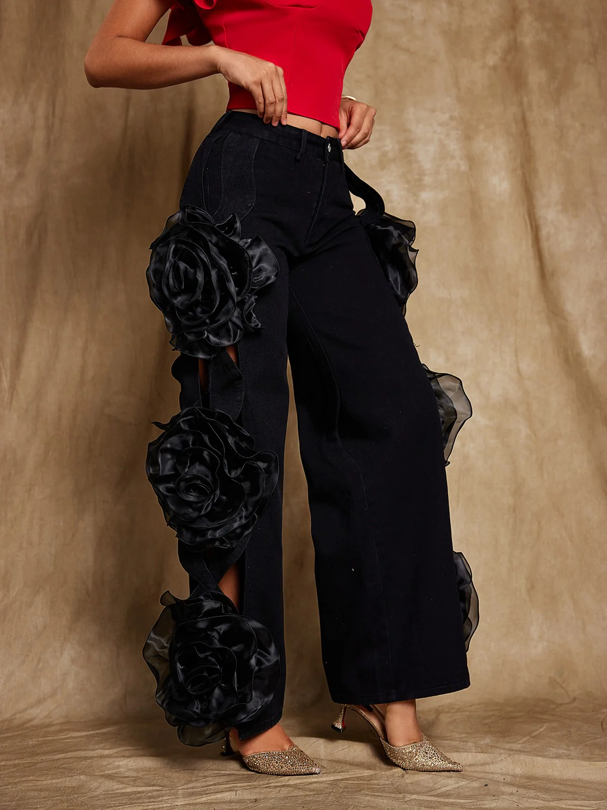 Nathan Flower Hollow Jeans - Image 5