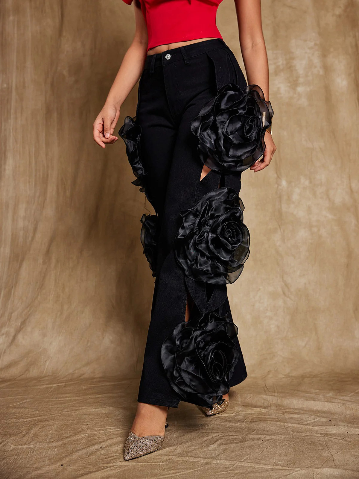 Nathan Flower Hollow Jeans - Image 6