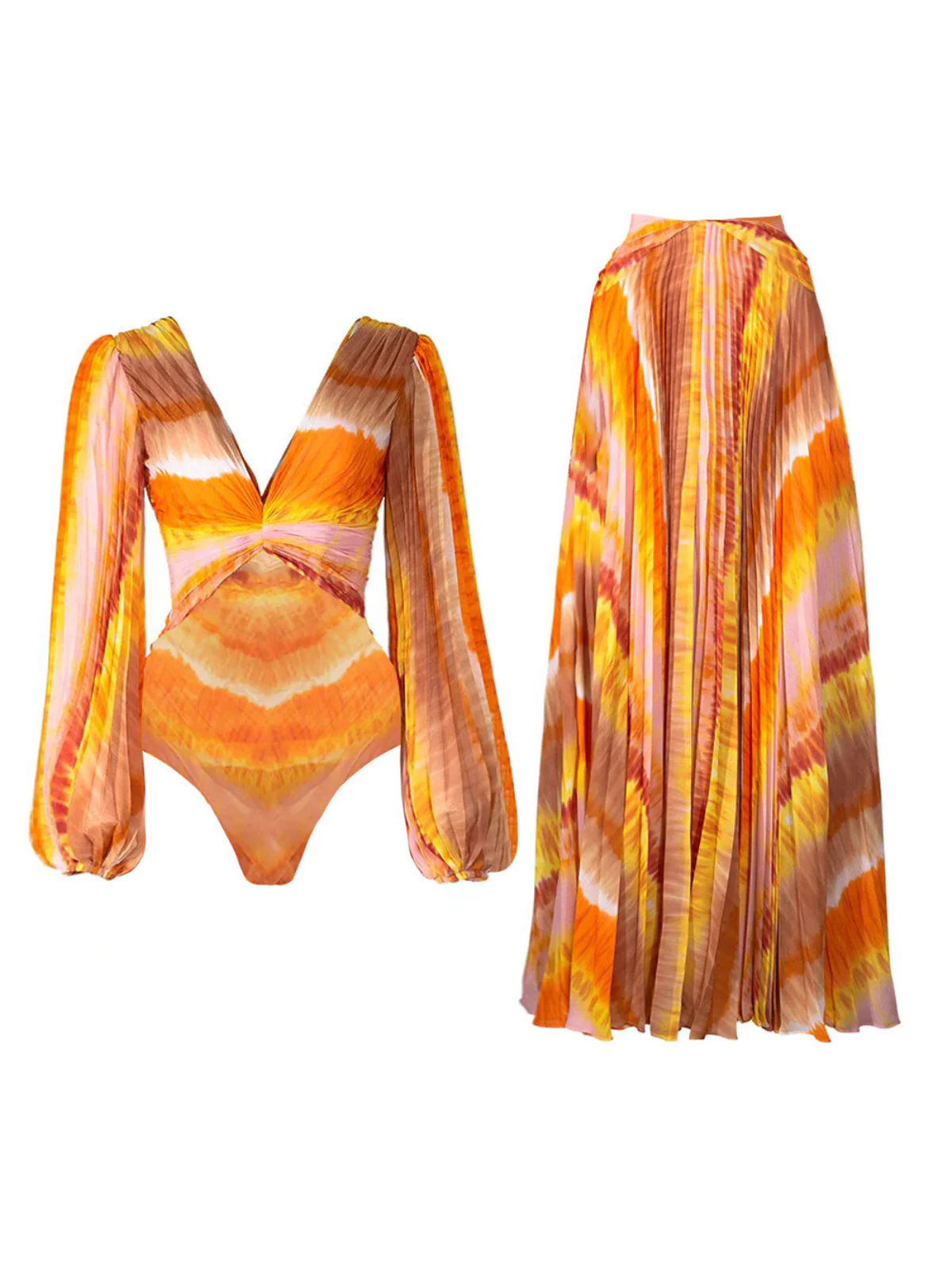 Nitya Printed Swimwear Two Piece Set - Image 7