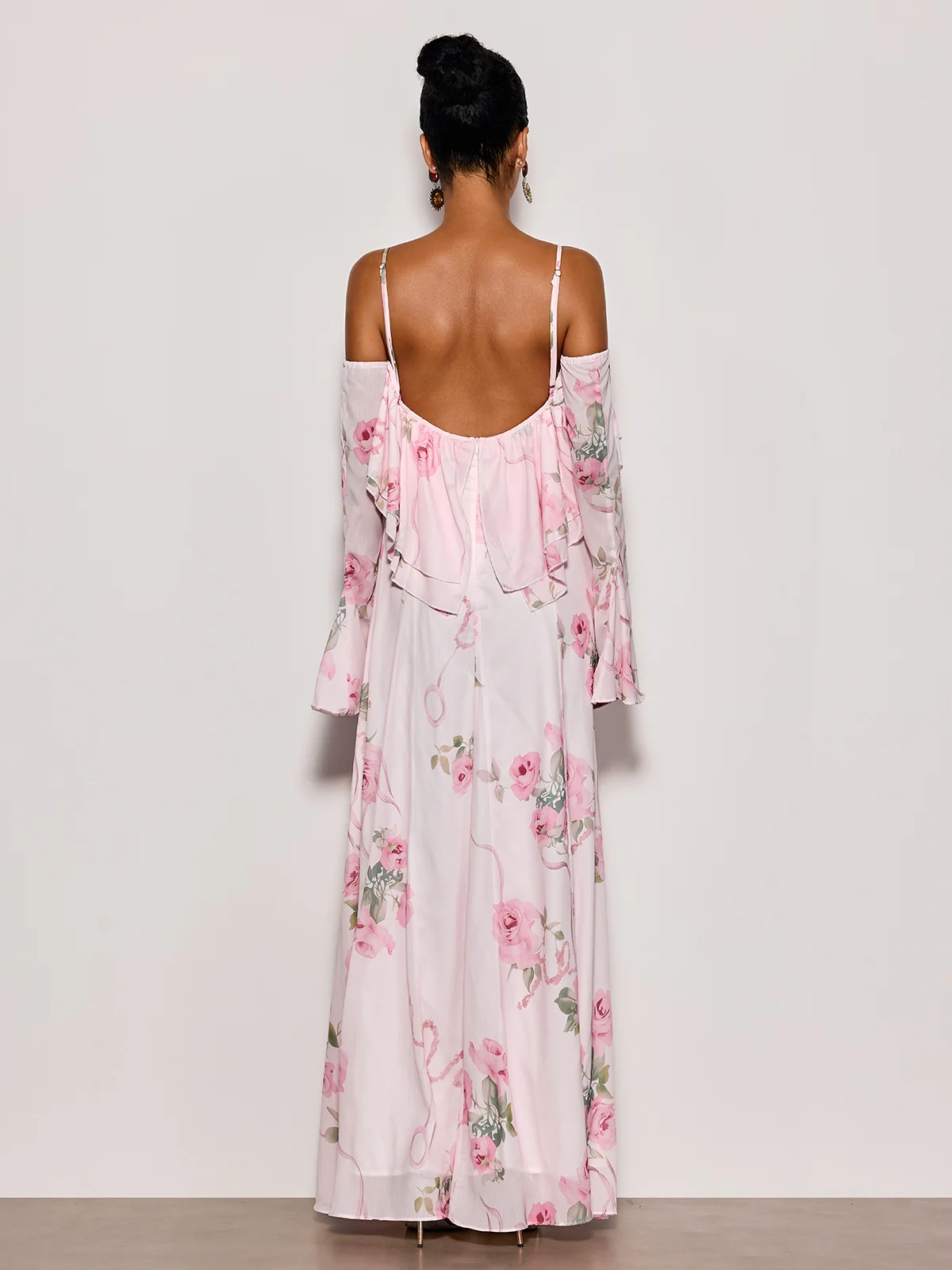 Nostel Spaghetti Floral Maxi Dress - Image 6