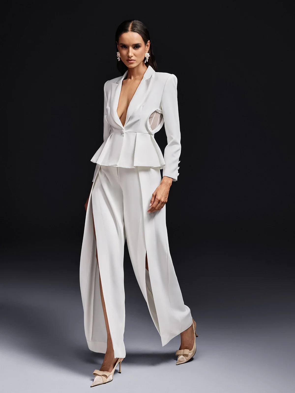 Ofira Heart Split Pants Set - Image 2