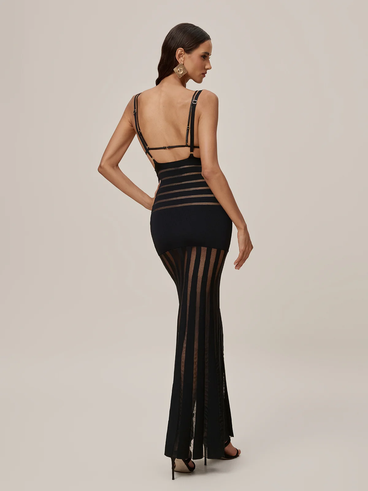 Onaona Plunge Neck Dress Set - Image 6