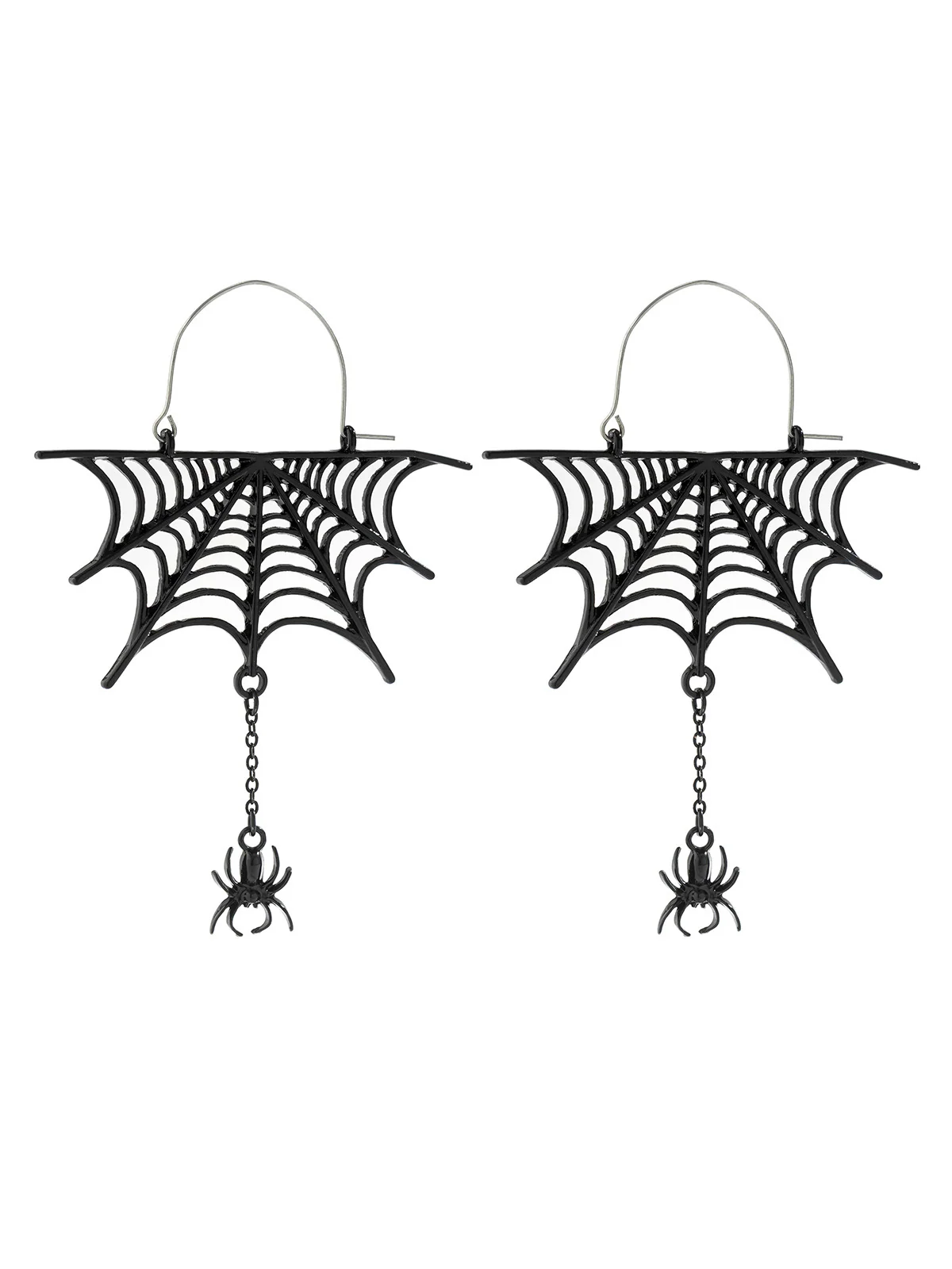 Othara Spider Cutout Metallic Earrings - Image 2