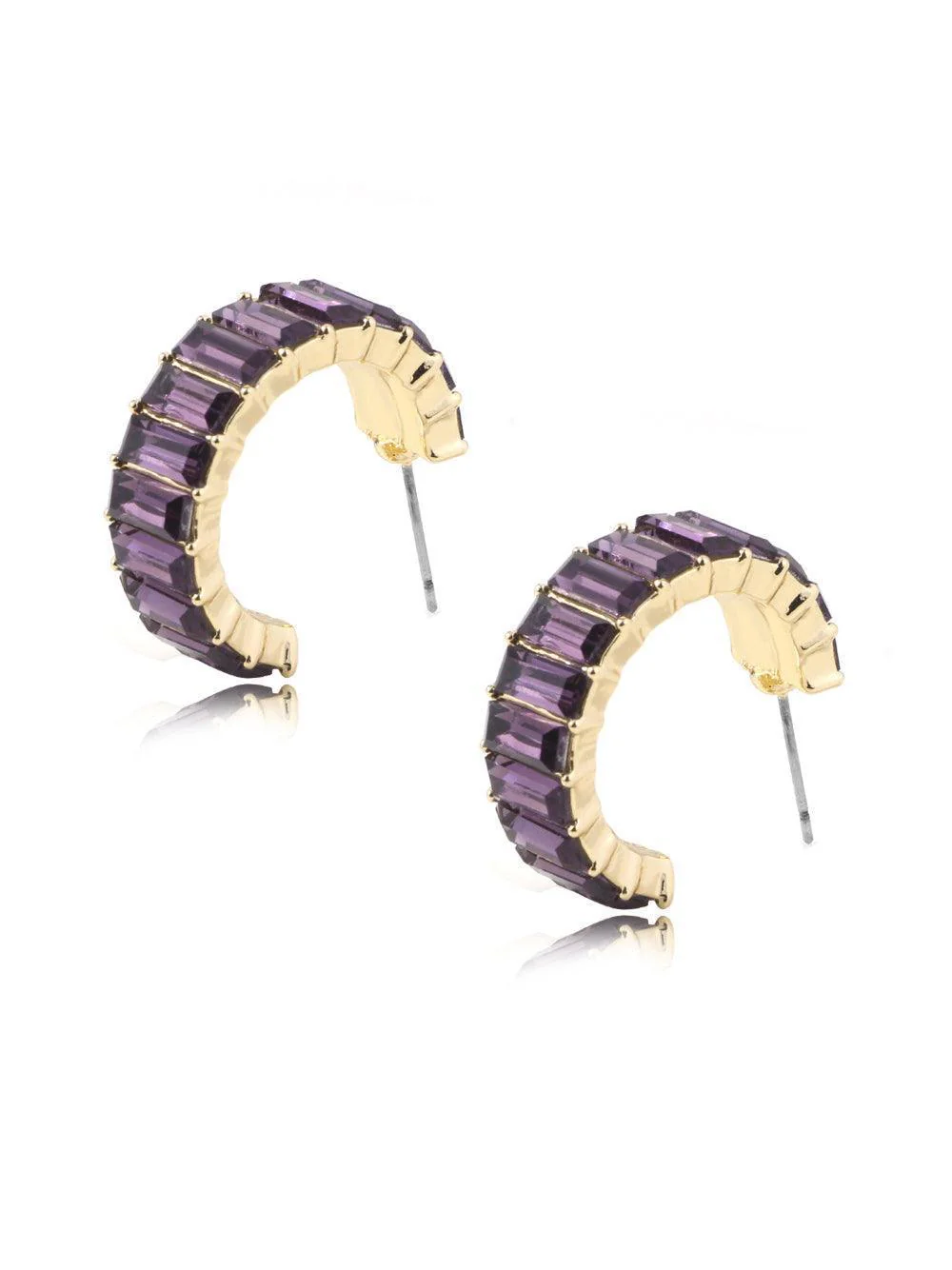 Ottilie Ring Crystal Earrings - Image 4