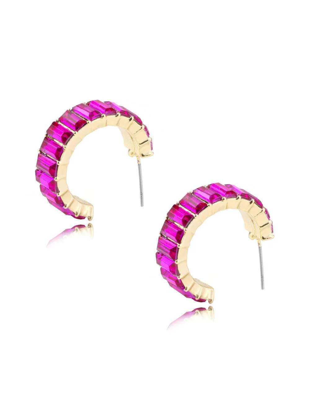 Ottilie Ring Crystal Earrings - Image 7