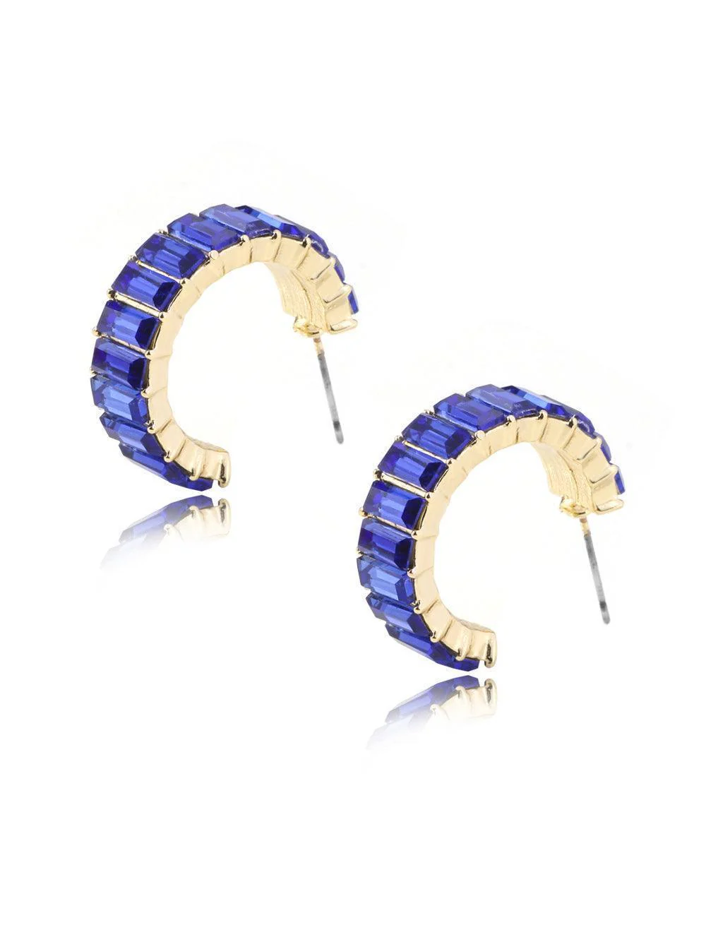 Ottilie Ring Crystal Earrings - Image 8