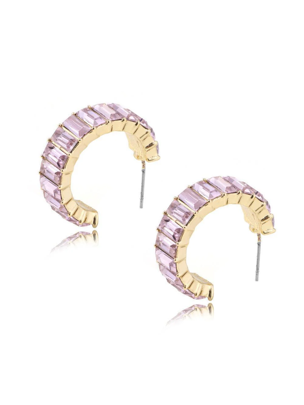 Ottilie Ring Crystal Earrings - Image 9