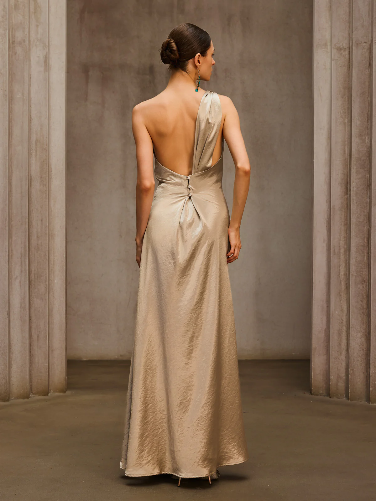 Phaelion One Shoulder Maxi Dress - Image 6