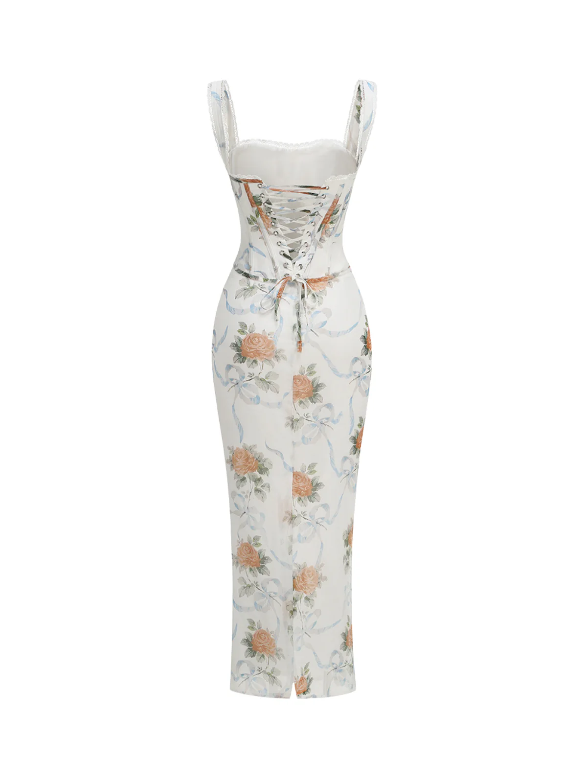 Pheron Off Shoulder Floral Maxi Dress - Image 9