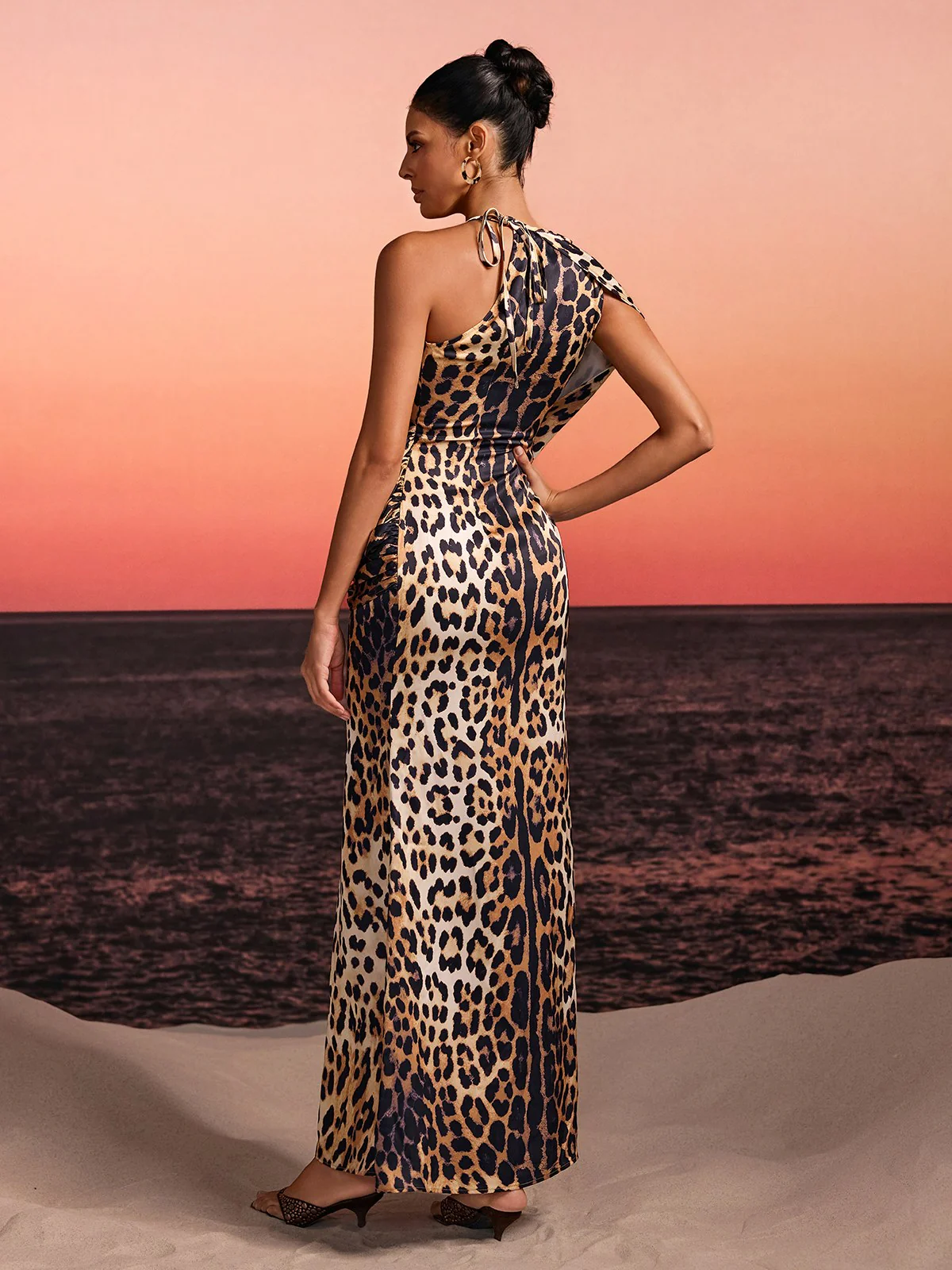 Pryden Leopard Printed Maxi Dress - Image 6