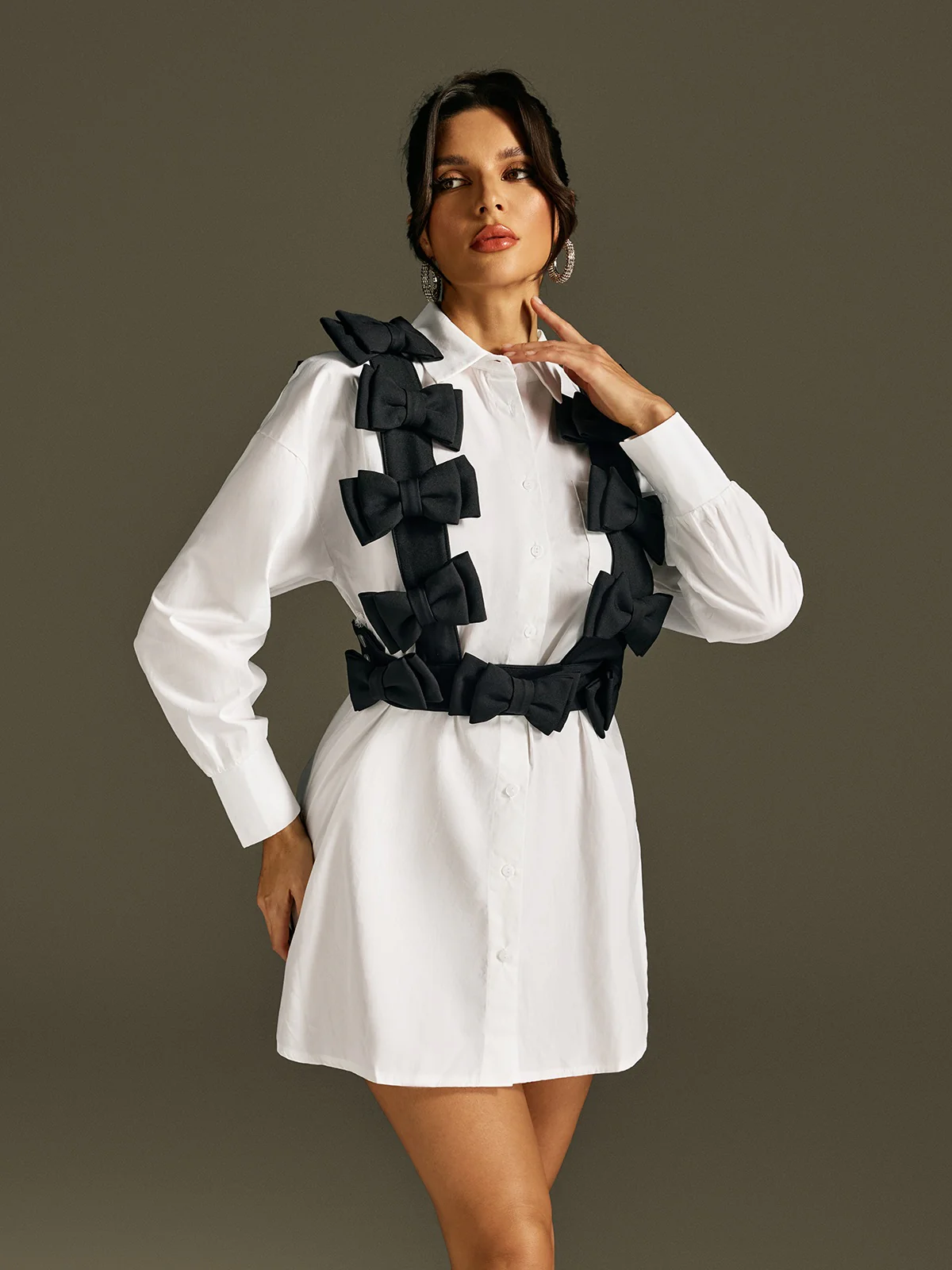 Romana Bow Waistcoat Top - Image 2
