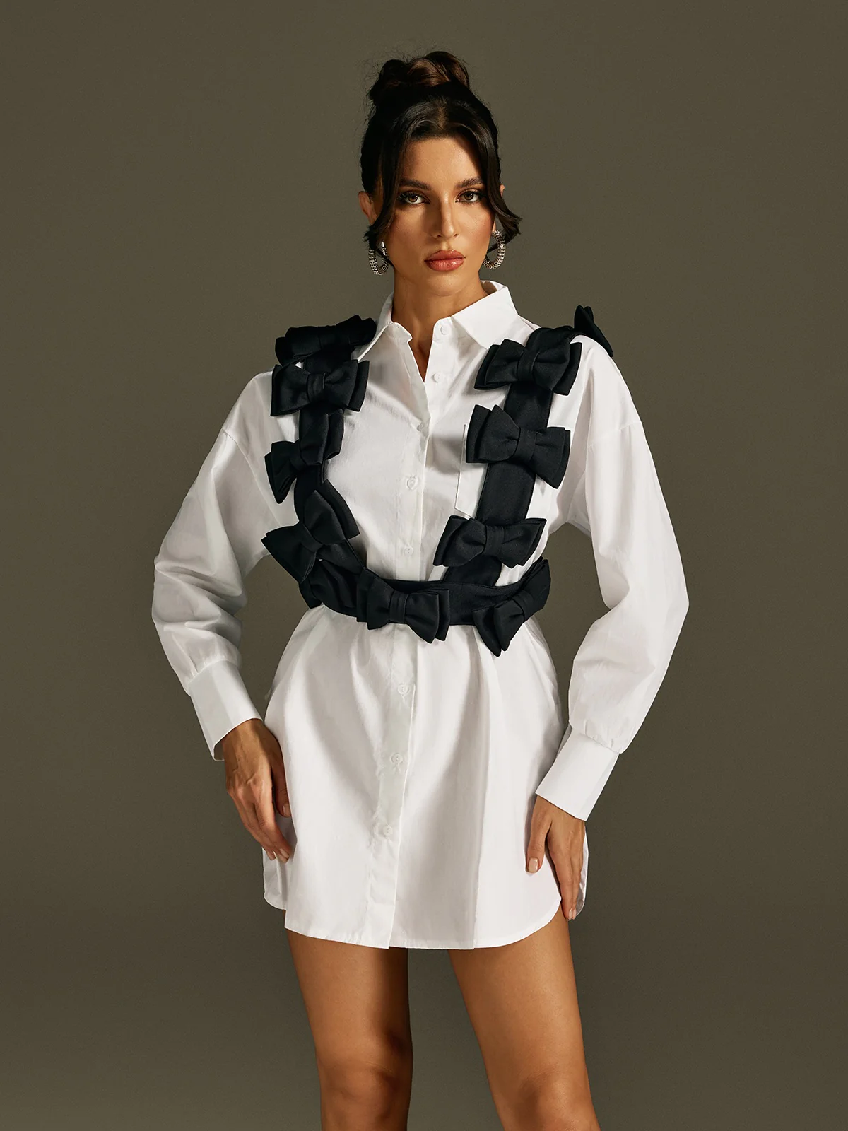 Romana Bow Waistcoat Top - Image 5