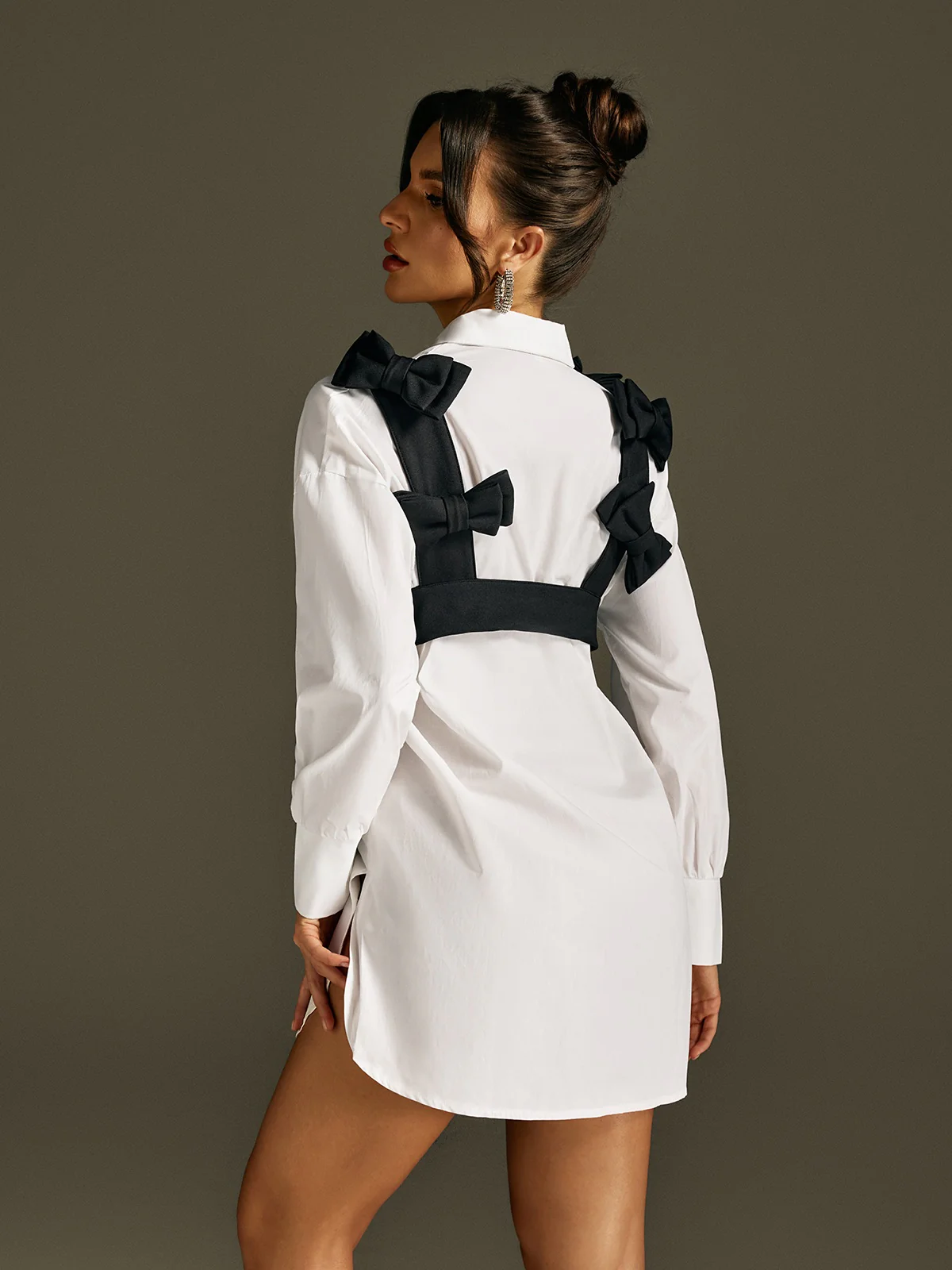 Romana Bow Waistcoat Top - Image 6