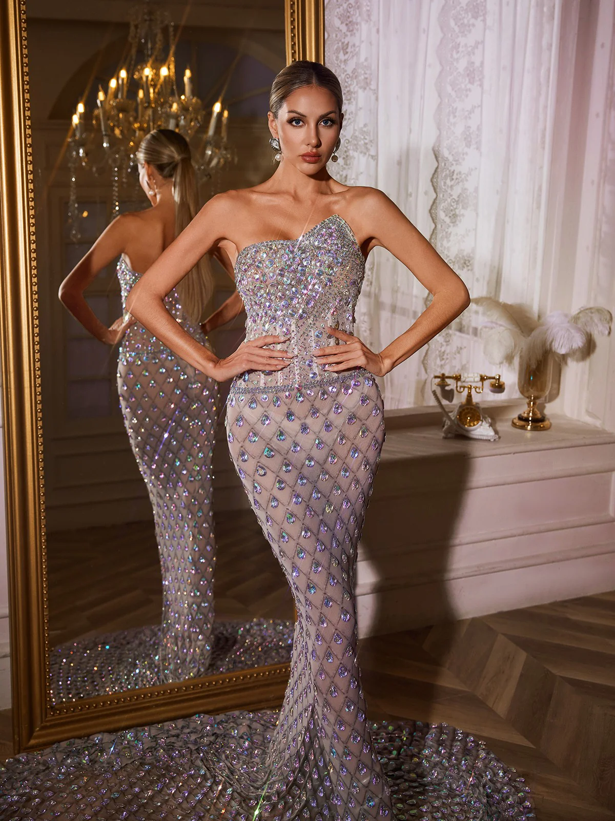 Sean Strapless Mermaid Maxi Dress