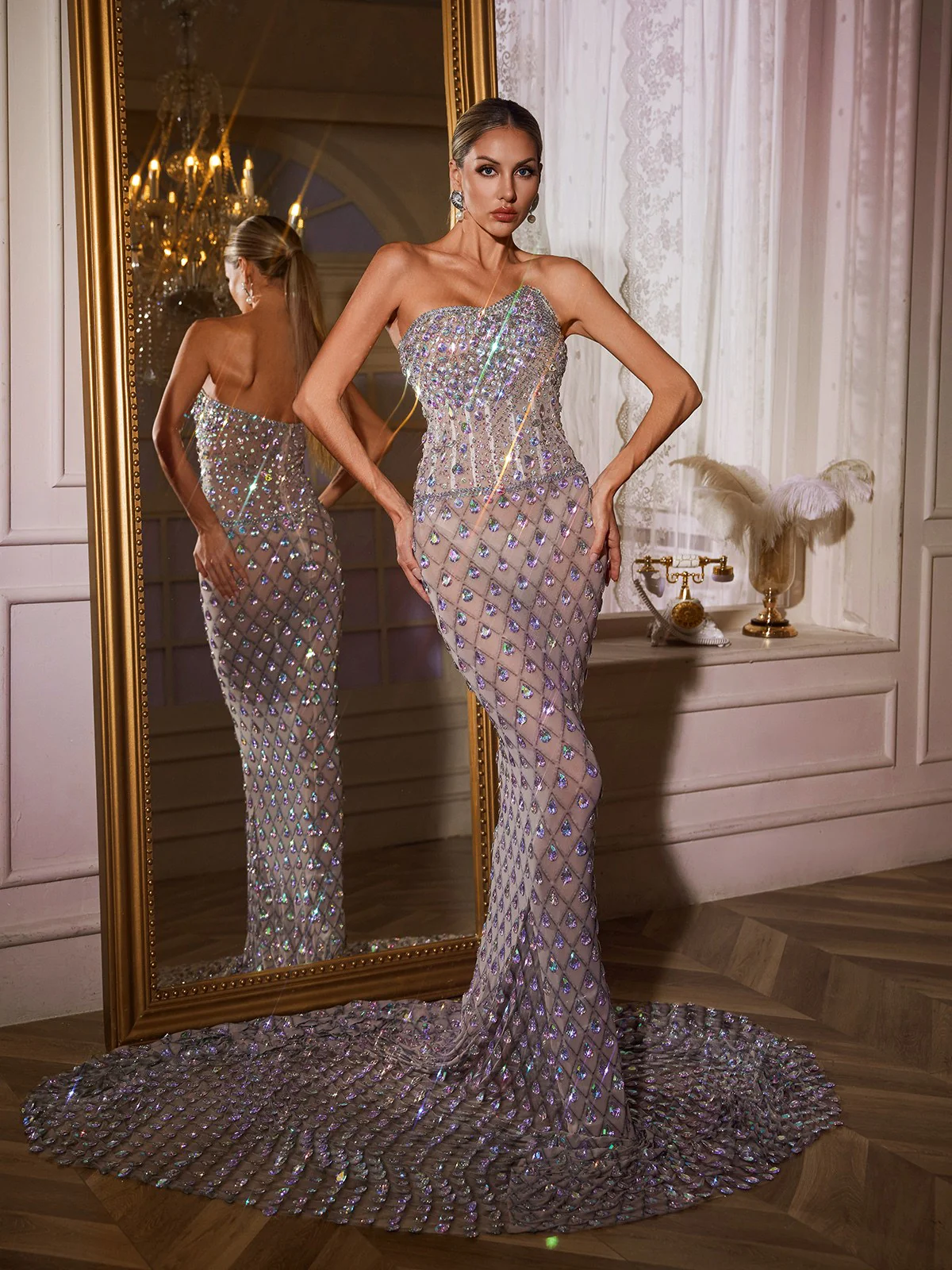 Sean Strapless Mermaid Maxi Dress - Image 4