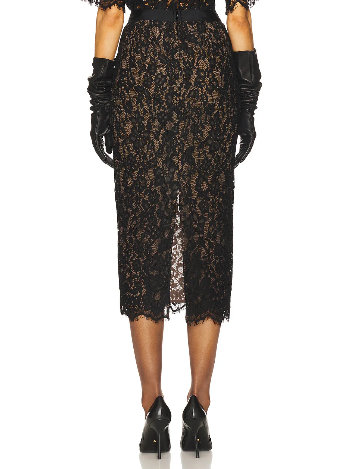 Sovqen Short Sleeve Lace Skirt Set - Image 11