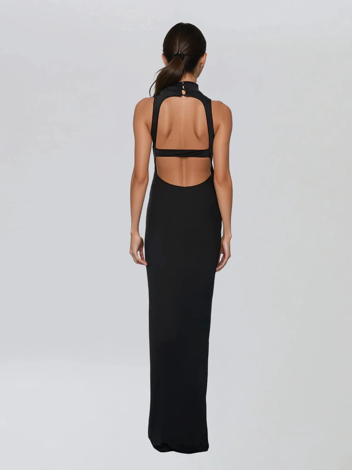 Vaelox Halterneck Flower Maxi Dress - Image 4