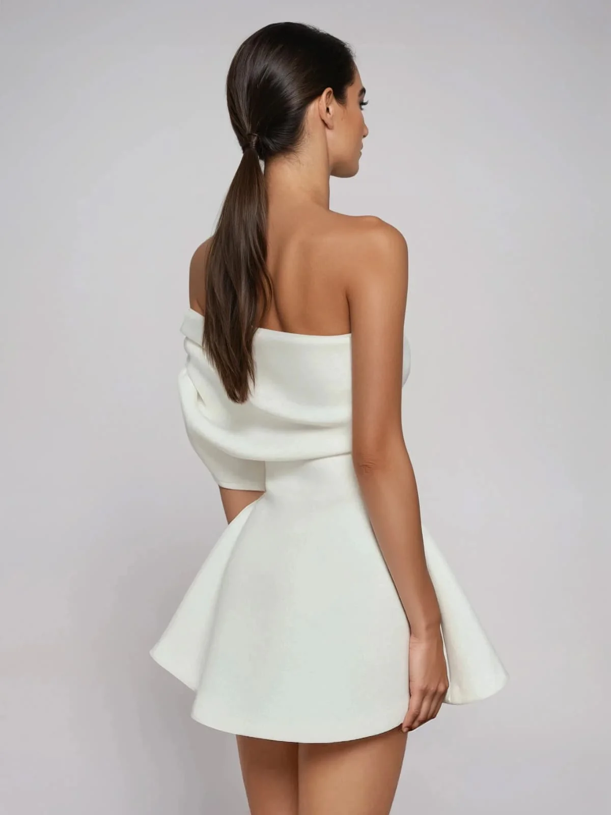 Varion Off Shoulder Twisted Mini Dress - Image 3
